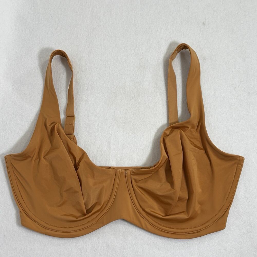 CUUP The Scoop Marigold Yellow Unlined Underwire Minimizer Bra Size 38F